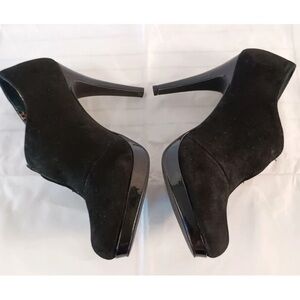 Style & Co. Black Suede Heeled Boots